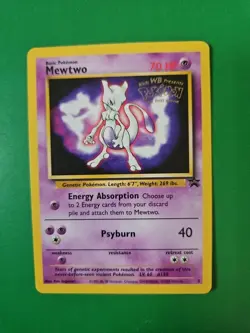 Pokemon Mewtwo 70 HP 03/53 Wotc Promo Regular Basic 1999 Card LP - Image 1