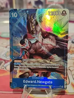 One Piece Edward.Newgate OP13-042 SR Alt Art Holo Character Card - Image 2