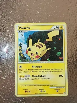 Pokemon TCG Pikachu HGSS03 Black Star Promos Holo Card Near Mint Condition - Image 1