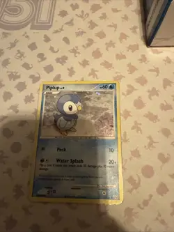 Pokemon Piplup Reverse Holo Card 93/130 Diamond and Pearl Edition - Image 1