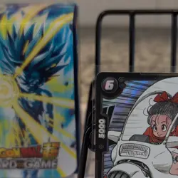 Bandai Dragon Ball Super Bulma/Son Goku SB01-057 SR Foil Battle Card 35000 - Image 2