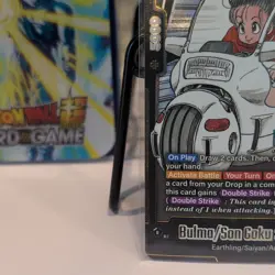 Bandai Dragon Ball Super Bulma/Son Goku SB01-057 SR Foil Battle Card 35000 - Image 4