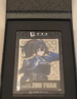 Zenless Zone Zero Zhu Yuan SILVER Metal Card - Anime Impulse Exclusive Series 3 - Image 1