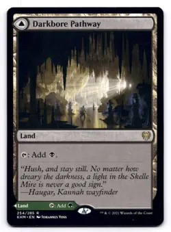 Darkbore Pathway LP Kaldheim 254/285 MTG Magic Regular - Image 1