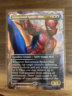 MTG - Spider-Man-Sensational Spider-Man (Borderless) Regular - Image 1
