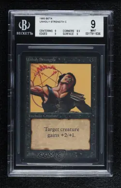 Unholy Strength Magic: Limited Edition Beta BGS 9 MINT 1993 - Image 1