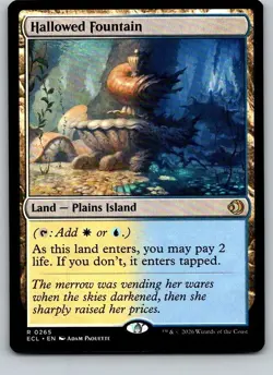 MTG Hallowed Fountain Lorwyn Eclipsed Regular NM MTG - Image 1