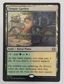 (Normal) Temple Garden (268) Lorwyn Eclipsed Mtg NM - Image 1
