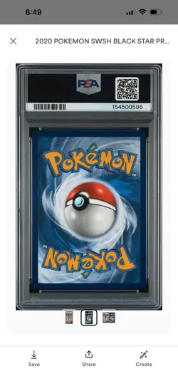 2020 Pokemon Charizard V SWSH050 PSA 10 Champion’s Path ETB Black Star Promo - Image 2