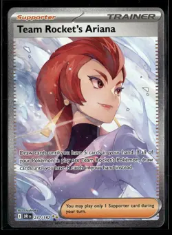 Team Rocket's Ariana 237/182 Destined Rivals Pokemon NM/M - Image 1