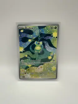 Budew 221/217 Pokemon Ascended Heroes Illustration Rare Full Art Holo NM - Image 1