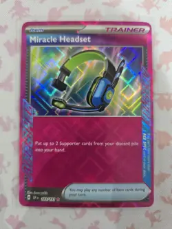 Pokemon - Miracle Headset - 183/191 - SV Surging Sparks - ACE Spec - Image 1