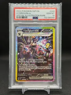 2024 POKEMON SSP EN-SURGING SPARKS SPECIAL ILLUSTRATION RARE HYDREIGON EX PSA 10 - Image 1