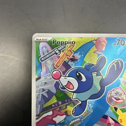 Pokemon First Partner Illustration Collection Popplio Black Star Full Art #045 - Image 2