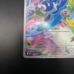 Pokemon First Partner Illustration Collection Popplio Black Star Full Art #045 - Image 4