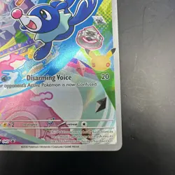 Pokemon First Partner Illustration Collection Popplio Black Star Full Art #045 - Image 5