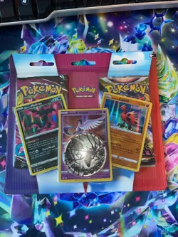 Pokemon Blister 2 Pack Booster (ASTRAL RADIANCE + FUSION STRIKE) GALAR BIRDS* - Image 1