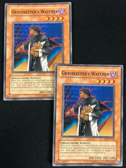 YUGIOH GRAVEKEEPER’S WATCHER DR1-EN012 COMMON X2 (NM) - Image 1