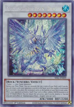 Yugioh! LP Adamancipator Risen - Dragite - SESL-EN009 - Secret Rare - 1st Editio - Image 1