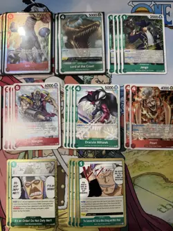 One Piece TCG Krieg Red/Green Competitive Deck Sleeved - Image 3