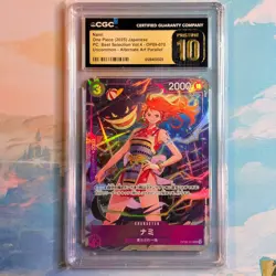 2025 ONE PIECE JAPANESE PC ALTERNATE ART #OP09-070 NAMI CGC 10 PRISTINE - Image 1