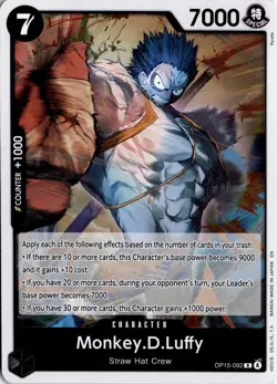 Monkey.D.Luffy () R Adventure on Kami's Island OP15-092 One Piece TCG - Image 1