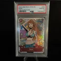2024 ONE PIECE OP06-WINGS OF THE CAPTAIN TREASURE RARE #007 NAMI PSA 10 - Image 1