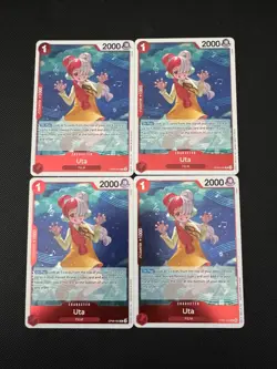 Uta - OP09-002 Rare x4 Playset | Emperors In The New World ONE PIECE TCG English - Image 2
