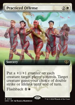 Practiced Offense-Secrets Of Strixhaven-Extended Art-Foil-313-NM - Image 1