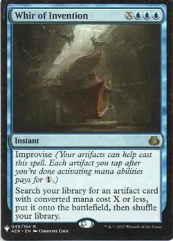MTG: The List Reprints: Whir of Invention: Lightly Played Condition - Image 1