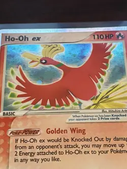 The Pokemon Company Ho-Oh ex POP Series 3 017/017 Ultra Rare EX Holo English - Image 2