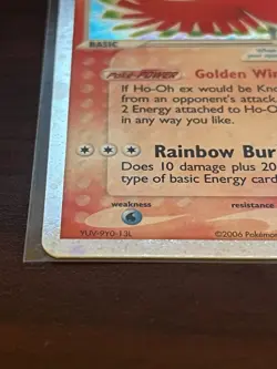 The Pokemon Company Ho-Oh ex POP Series 3 017/017 Ultra Rare EX Holo English - Image 3
