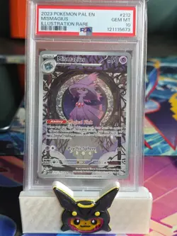 Pokemon Mismagius Paldea Evolved Illustration Rare #212 PSA 10 Gem Mint - Image 1