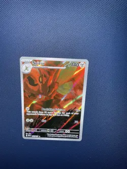 Pokemon TCG Scizor Holo Illustration Rare SV03: Obsidian Flames 205/197 LP - Image 3