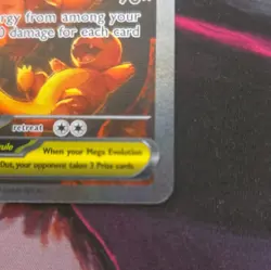 Pokemon Mega Charizard X EX Full Art Secret Rare Holo 125/094 Evolutions - Image 3
