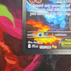 Pokemon Mega Charizard X EX Full Art Secret Rare Holo 125/094 Evolutions - Image 4