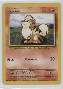 Growlithe Dutch 1st Ed. Pokemon Base Set #28 1999 - Image 1