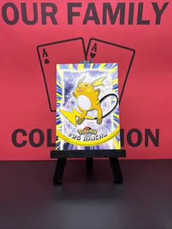 Raichu #26 2000 Topps Pokemon TV Animation Edition Non Holo Blue Logo NM - Image 1