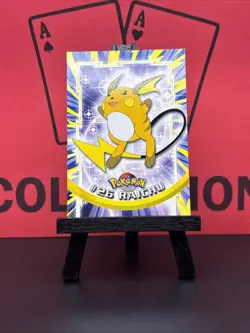 Raichu #26 2000 Topps Pokemon TV Animation Edition Non Holo Blue Logo NM - Image 2
