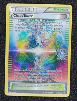 Chaos Tower 094/124 Fates Collide National Championships Holo Pokemon TCG - Image 1