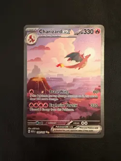 Pokemon 151 Charizard ex 199/165 SIR Special Illustration Rare Near Mint - Image 4