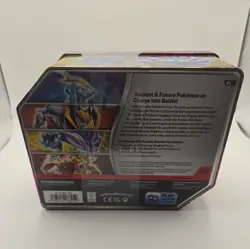 Pokemon TCG Gouging Fire EX 5 Booster Pack Tin 2024 New Sealed - Image 2