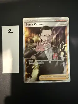 Boss’s Orders (Giovanni) FA 189/192 – Rebel Clash – Pokemon TCG - 1&2 for Happy - Image 1
