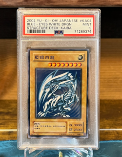 2002 YU-GI-Oh Japan Structure Deck:Kaiba KA04 Blue-Eyes White Dragon-PSA 9 MINT - Image 1