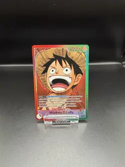 One Piece Monkey D Luffy (Alt Art Leader) OP13-001 Carrying On His Will MINT - Image 1