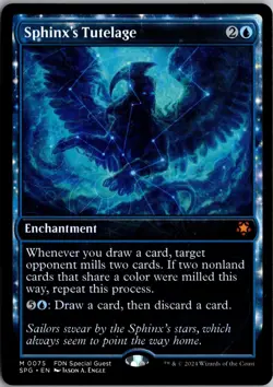 Sphinx's Tutelage (Showcase) 75 Mythic Special Guests Magic: The Gathering NM - Image 1