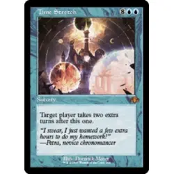 Time Stretch (retro Frame) M/NM Magic: The Gathering MTG Dominaria Remastered - Image 1