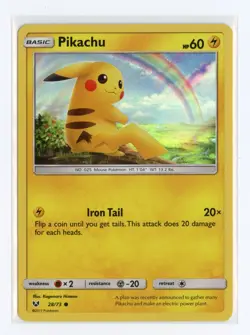 Pikachu - 28/73 (Water Web Holo) 028/073 Promo Holo Pokemon Card NM - Image 1