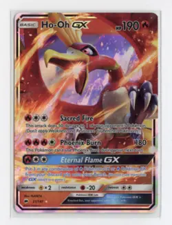 Ho-Oh GX 21/147 Ultra Rare Holo SM - Burning Shadows Pokemon TCG - Image 1