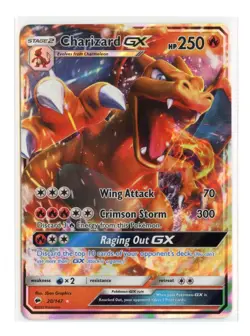 Charizard GX 20/147 Ultra Rare Holo SM - Burning Shadows Pokemon TCG LP - Image 1
